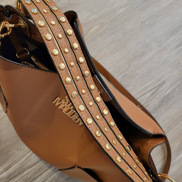 Steve Madden Crossbody & Coin Purse NWOT Retail $98 Brown & Goldtone - Picture 2 of 9